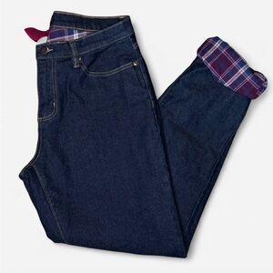 Realtree By Boston Traders Womens Flannel-lined Jeans, Hot Pink Tag Size 8 NWOT